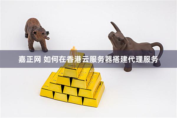 嘉正网 如何在香港云服务器搭建代理服务