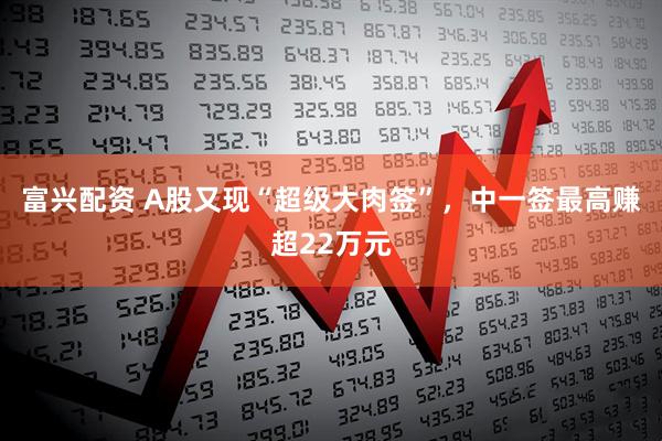 富兴配资 A股又现“超级大肉签”，中一签最高赚超22万元
